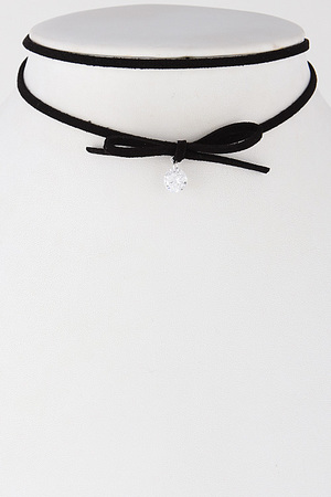 Ribbon Cute Inspired Choker Necklace 6LBE9